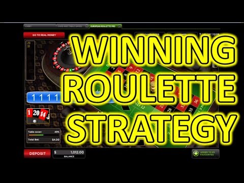 Winning Roulette Strategy