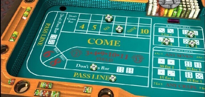 Craps Online Casino Game